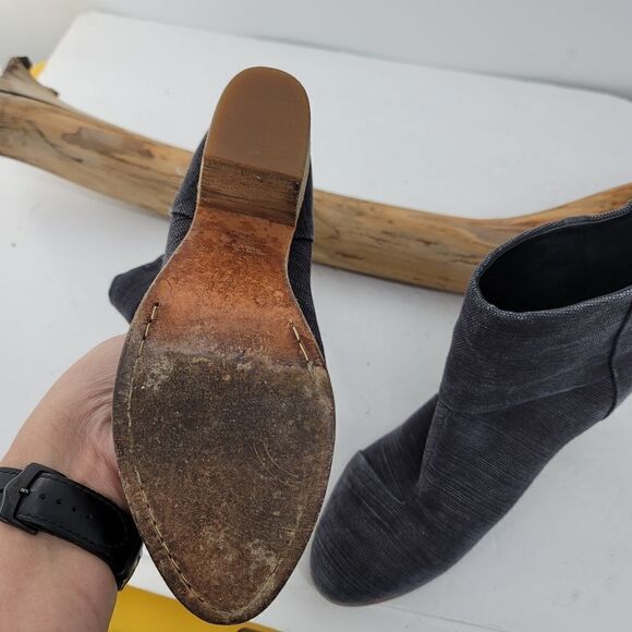 Rag & Bone heavy canvas heeled booties - Picture 4 of 16